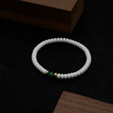 White Beaded Bracelet