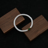 White Beaded Bracelet